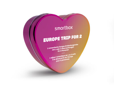 Coffret cadeau Europe trip for 2