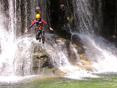 2h30 de canyoning pour 2 personnes avec photos près de Grenoble