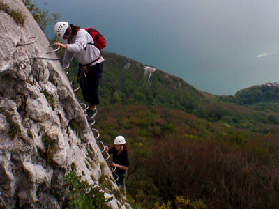 3h de parcours sur la via ferrata pour 2 personnes face près de Chambéry