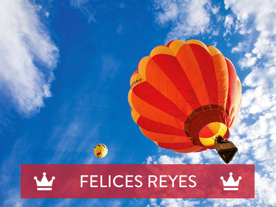 Caja regalo ¡Felices Reyes! Vuelo en globo de al menos 1 hora para 1 persona