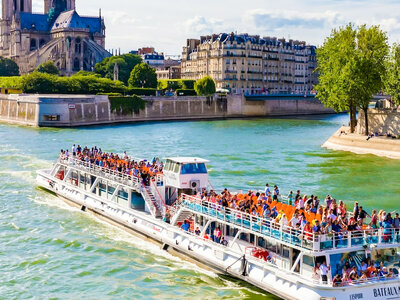 Croisière sur la Seine en bateau-mouche pour 2 adultes