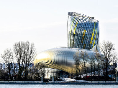 Coffret cadeau Billets coupe-file pour la Cité du Vin de Bordeaux pour 1 adulte et 1 enfant