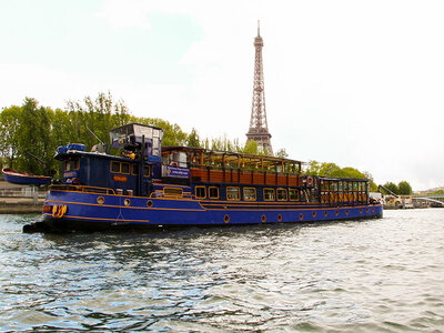 Coffret cadeau 2h de croisière sur la Seine avec déjeuner gastronomique 2 plats