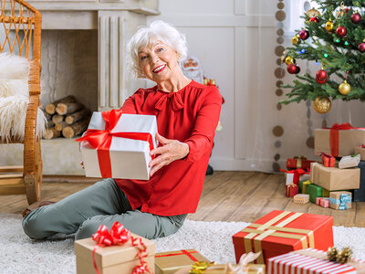 Presentbox God jul mormor!