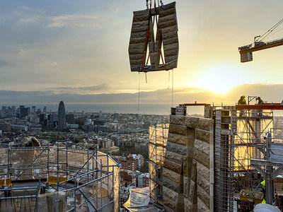 Sagrada Familia: 1 entrada de adulto con visita guiada en español