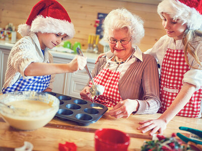 Presentbox God jul farmor!