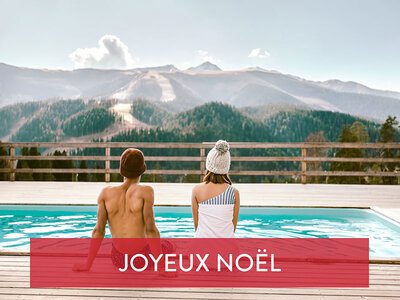 Coffret cadeau Noël relaxant en Suisse : 1 nuit avec pause bien-être