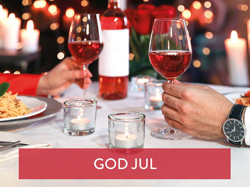 Gourmetjulklapp: middag med dryck för 2
