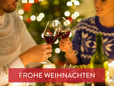 Geschenkbox Zu Weihnachten: Gourmet-Dinner der Extraklasse für 2