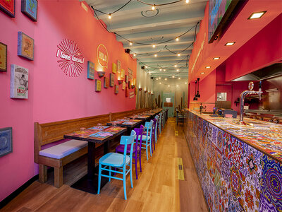 Cofanetto Bodega Mexicana in famiglia: 2 burrito e 2 menù per bimbi con churros e bibite