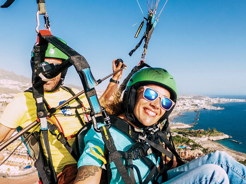 Volo in parapendio