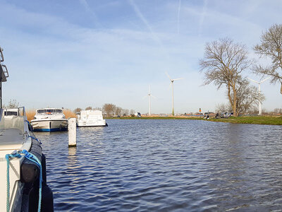 2 uur varen in een sloep met z'n 6 in Nieuwpoort