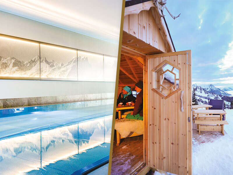 Romantische Tage im Schnee mit Wellness und Fondue