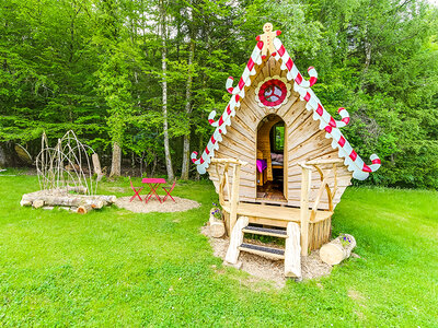 Coffret cadeau Escapade insolite dans les Vosges : 2 jours en cabane pour toute la famille