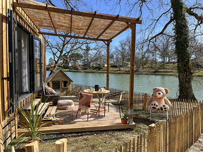 Coffret cadeau 3 jours en famille en cabanon sur les bords de lac entre Toulouse et Auch