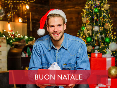 Cofanetto regalo Buon Natale, fratello! Soggiorni, cene, avventure o pause benessere a scelta per 2 persone