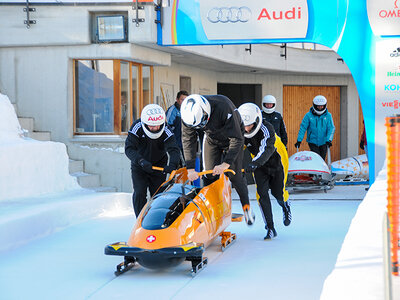 Box Cool Runnings: Bobtraining mit Vize-Olympiasieger Marcel Rohner