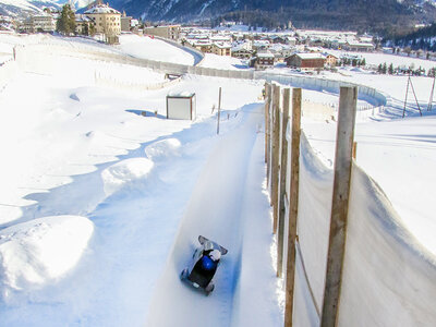 Coffret cadeau 1 tour de bobsleigh à St. Moritz avec le champion Marcel Rohner