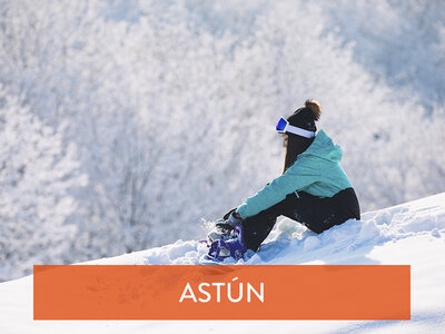 Caja regalo De camp en Astún : 1 curso de snowboard para 2 personas