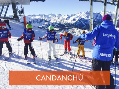 Caja regalo Aventura en la nieve: 1 curso de esquí en Candanchú, Huesca, para 2 personas