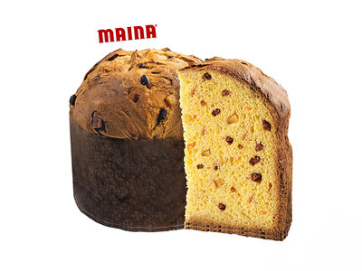 Cofanetto Dolce pensiero di Natale: panettone classico, spumante e torrone a domicilio