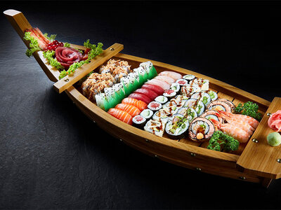 Cadeaubon Sushi Deluxe Boat voor 4 in Gent