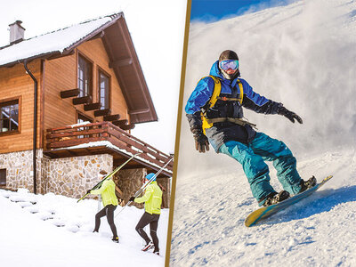 Caja regalo ¡A la nieve!: 1 noche con desayuno y 2 días de curso en Valdesquí