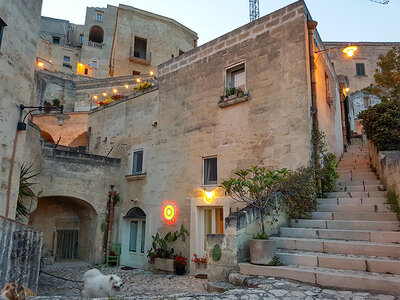 Cofanetto regalo Nel cuore dei Sassi di Matera: residenza di charme e degustazione per 2