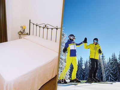 Caja regalo Escapada de 1 noche a Catalunya y curso de esquí en Skicenter Baqueira para 2