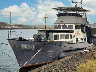 Cadeaubon Bierproeverij en kapelbezoek voor 2 op het Kloosterschip Elia II