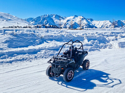 Geschenkbox Adrenalin pur! 1 Fahrt mit dem Eisbuggy in Alpe d'Huez für 2 Personen