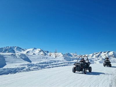 Box Adrenalin pur! 1 Fahrt mit dem Eisbuggy in Alpe d'Huez für 2 Personen