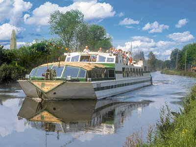 Croisière fluviale : 2h30 de traversée avec déjeuner gastronomique sur la Somme