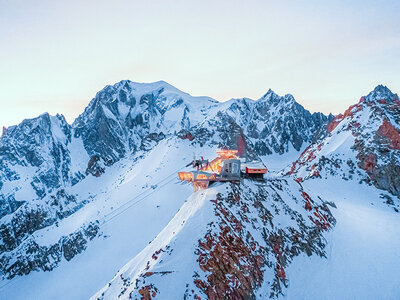 Cofanetto regalo Pranzo gourmet sulle Alpi con Skyway Monte Bianco