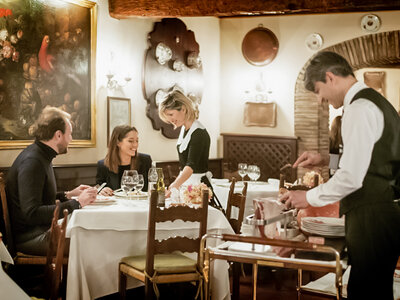 Box Außergewöhnliches Abendessen für 2 in Italien oder Frankreich