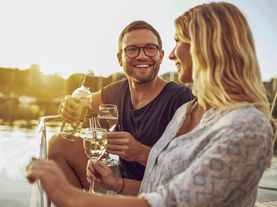 Presentbox Vin, champagne och matprovning för 2