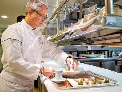 Adresses primées : déjeuner 4 plats au restaurant La Côte Saint-Jacques près de Chably