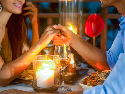 Cofanetto regalo Amore e gusto a San Valentino: 1 romantica notte con cena per 2 in Svizzera