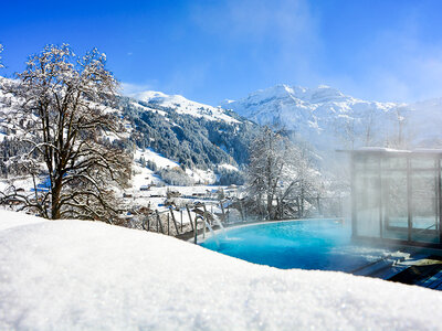 Coffret cadeau 1 nuit dans l'Oberland bernois avec spa et souper en hôtel 5*