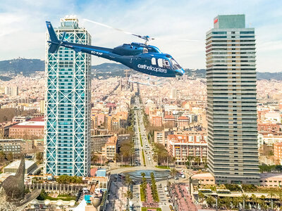 1 vuelo en helicóptero de 12 min para 1 persona en Barcelona