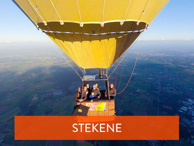 Coffret cadeau Vol en montgolfière au-dessus de Stekene avec champagne pour 2