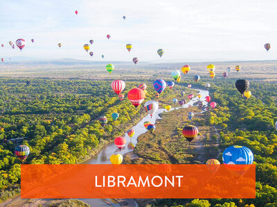 Coffret cadeau Vol en montgolfière au-dessus de Libramont avec champagne pour 2