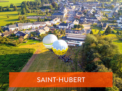 Coffret cadeau Vol en montgolfière au-dessus des Ardennes avec champagne