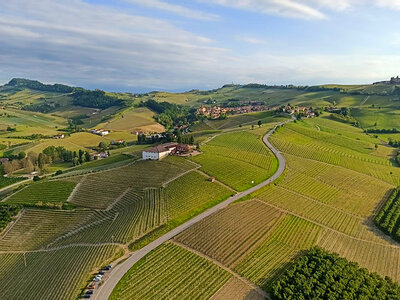 Survol de l'Italie du Nord : 1 tour de vol au-dessus de Crema, Morimondo ou Mondovì