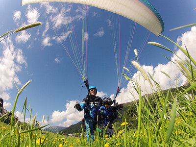 Coffret Davos vu d'en haut : 2 vols en parapente en tandem pour 2 personnes