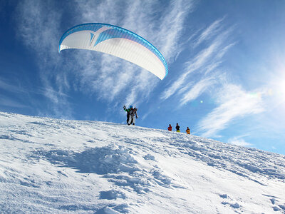 Davos von oben: 2 Tandemflüge mit dem Gleitschirm für 2 Personen