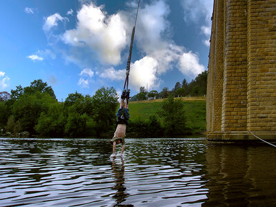 Saut à l’élastique au viaduc de l'Isle Jourdain dans la Vienne