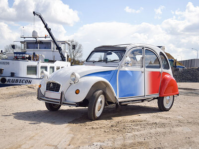 Doos Dagtocht in een Citroën 2CV doorheen de Vlaamse Ardennen voor 4