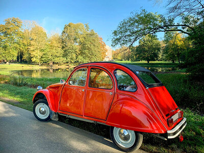 Dagtocht in een Citroën 2CV doorheen de Vlaamse Ardennen voor 4