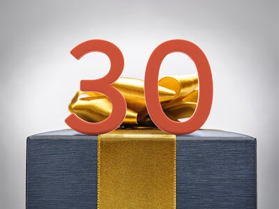 Presentbox Grattis på 30-årsdagen!